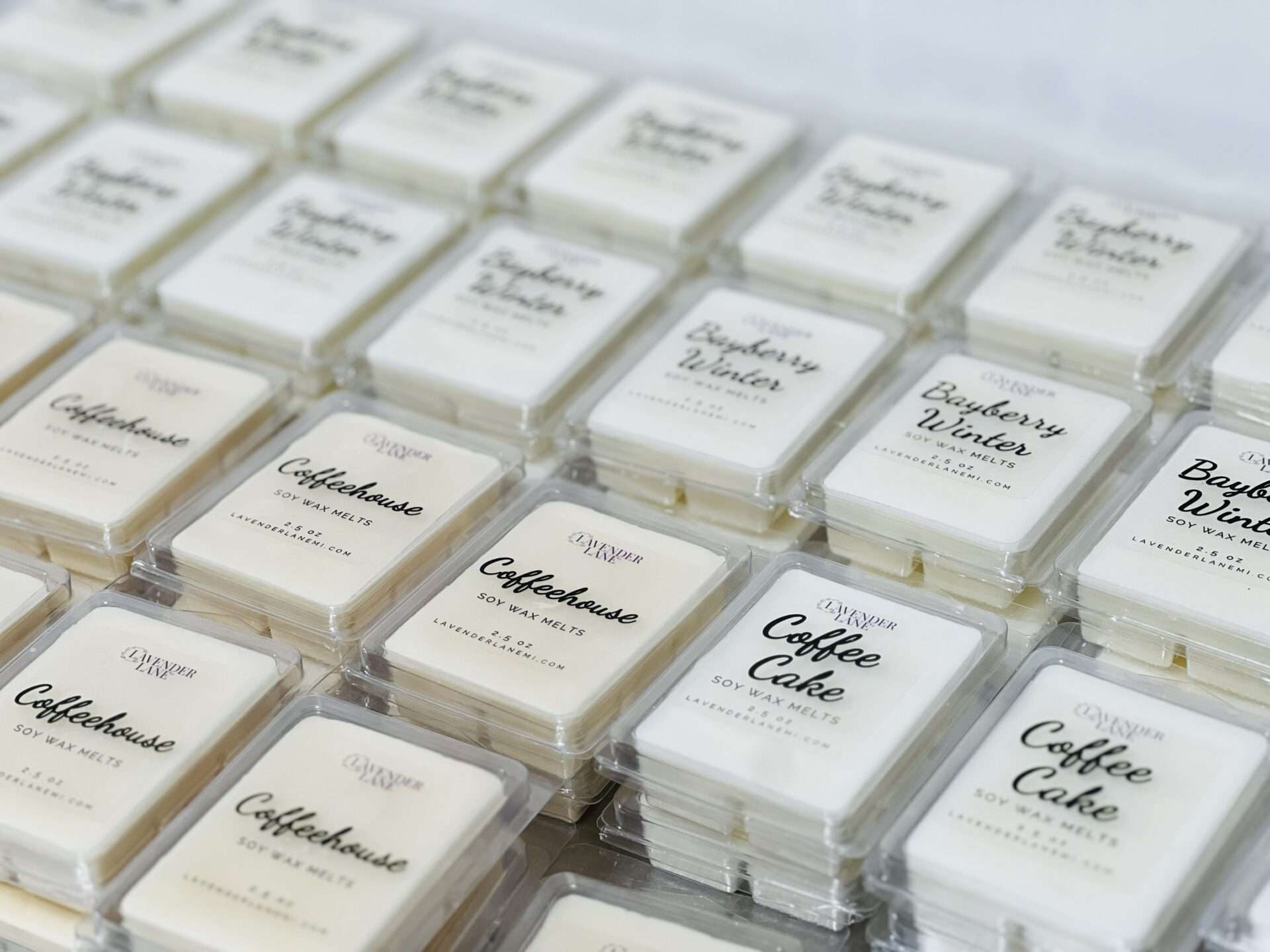 soy wax melts at Lavender Lane Farm Milan Michigan