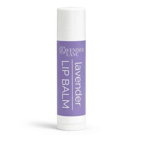 Lavender Lane lip balm white studio hero